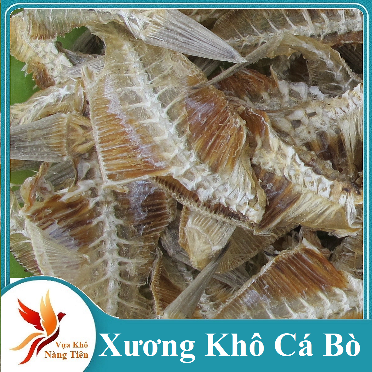 Xương khô cá bò chiên giòn vàng mồi nhậu ăn vặt đặc biệt- vựa khô nàng tiên