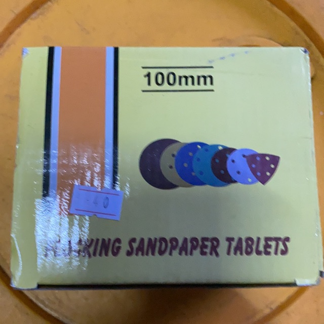 100c / 1 hộp nhám lông dính các cỡ cát