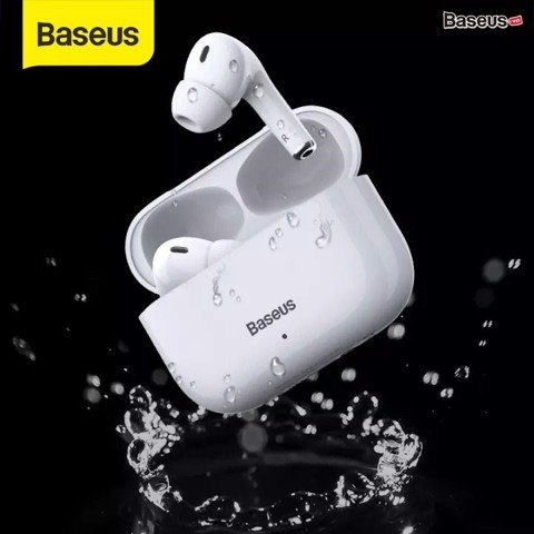 Tai nghe không dây Baseus Encok W3 (Bluetooth 5.0, 4h continuously listen, Noise reduction, IP55, True Wireless Earbuds)