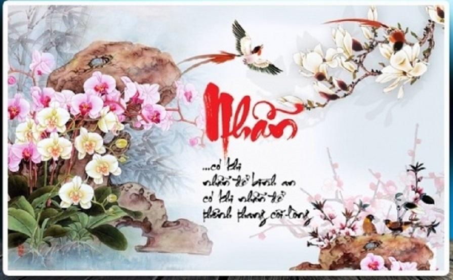 [HCM]Tranh đính đá Chữ nhẫn - LV175