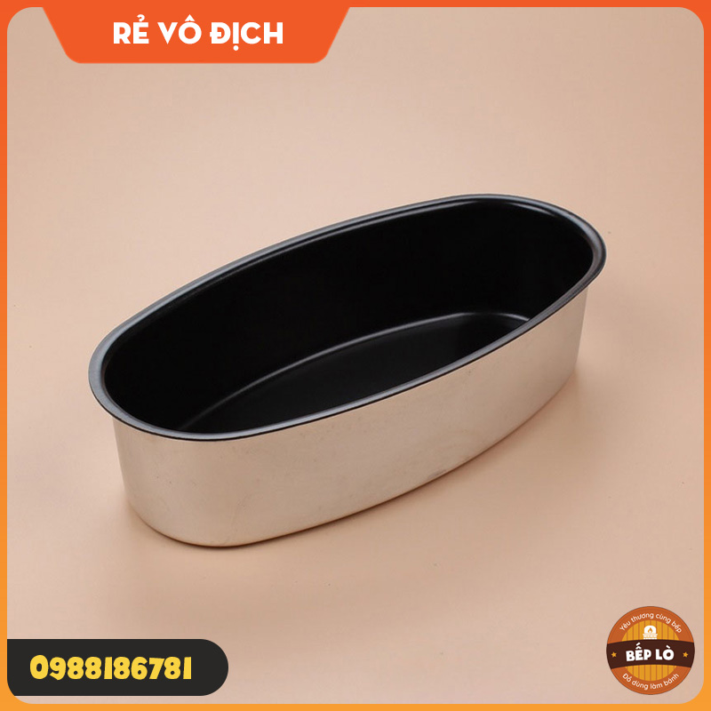 Khuôn oval chống dính nướng bánh mì hoa cúc, bông lan phô mai - D08