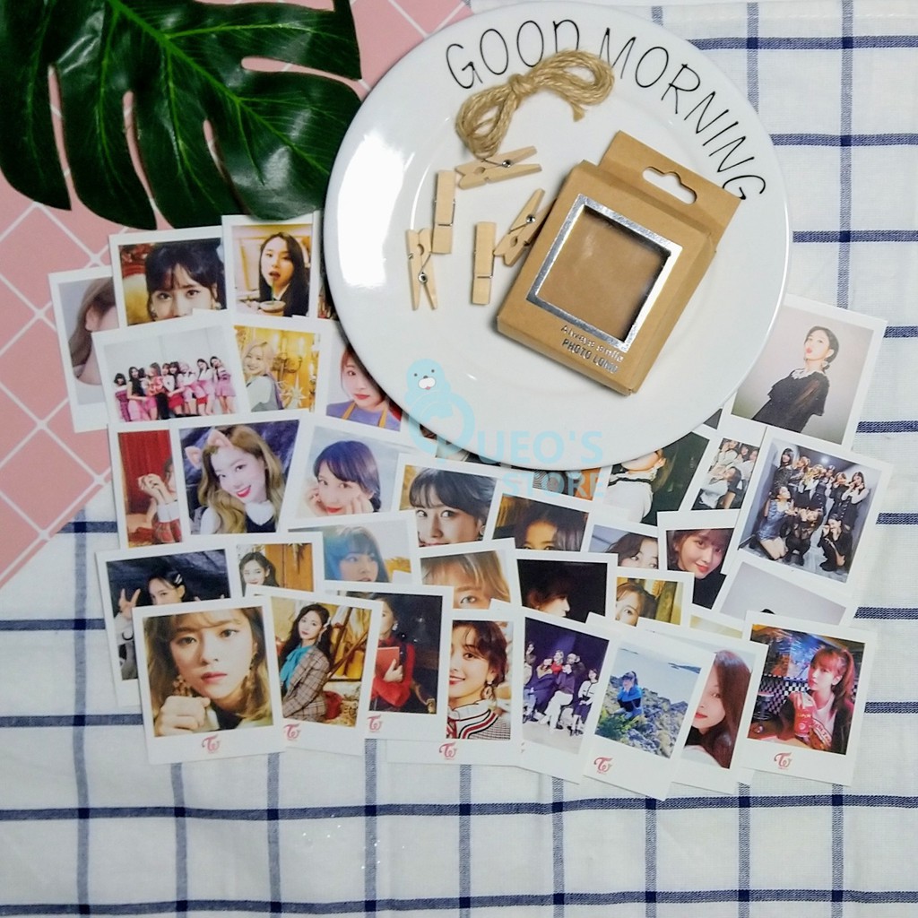 [HCM]Set 40 tấm lomo card  kèm hộp draft kẹp ảnh và dây treo ảnh: BTS BT21 BLACKPINK TWICE SEVENTEEN IZONE