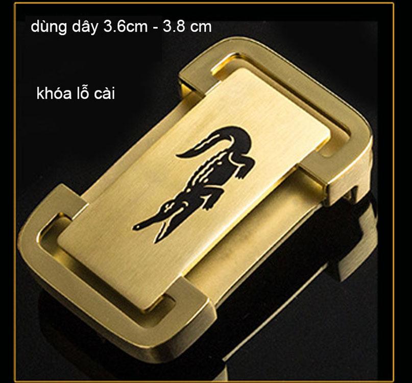 Đầu khóa thắt lưng da mặt dây nịt nam mặt thắt lưng da doanh nhân thời trang
