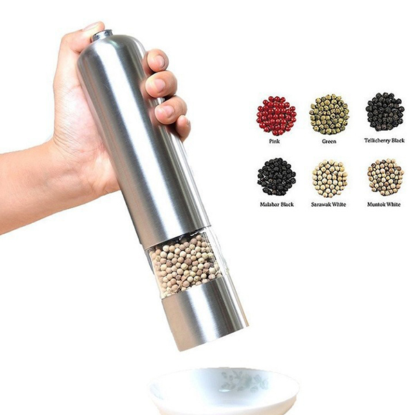 Dụng cụ xay tiêu inox bằng tay đầu tròn