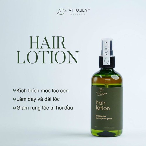 [HCM]Tinh dầu bưởi Vijully Hair Lotion xịt kích thích mọc tóc ngăn và giảm rụng tóc - Xịt Dưỡng Tóc Tinh Dầu Bưởi ViJully 100ml - Giảm tóc khô xơ phục hồi tóc chẻ ngọn và bị cháy do hóa chất phục hồi tóc hư tổn làm dài và dày tóc