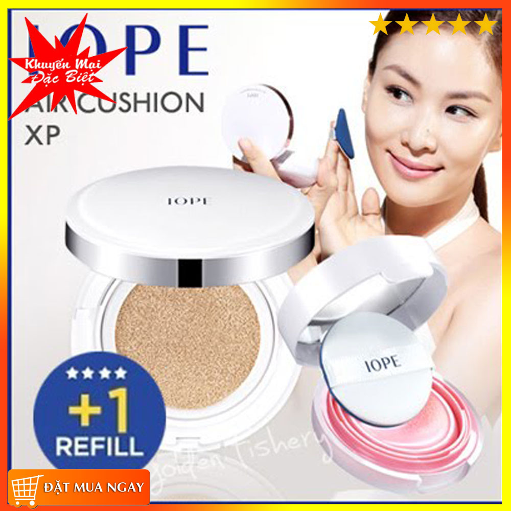 Phấn nước cao cấp- Tone trắng tự nhiên C21, kèm 1 lõi phấn Sơ cua, đệ nhất phấn tươi hàn quốc.