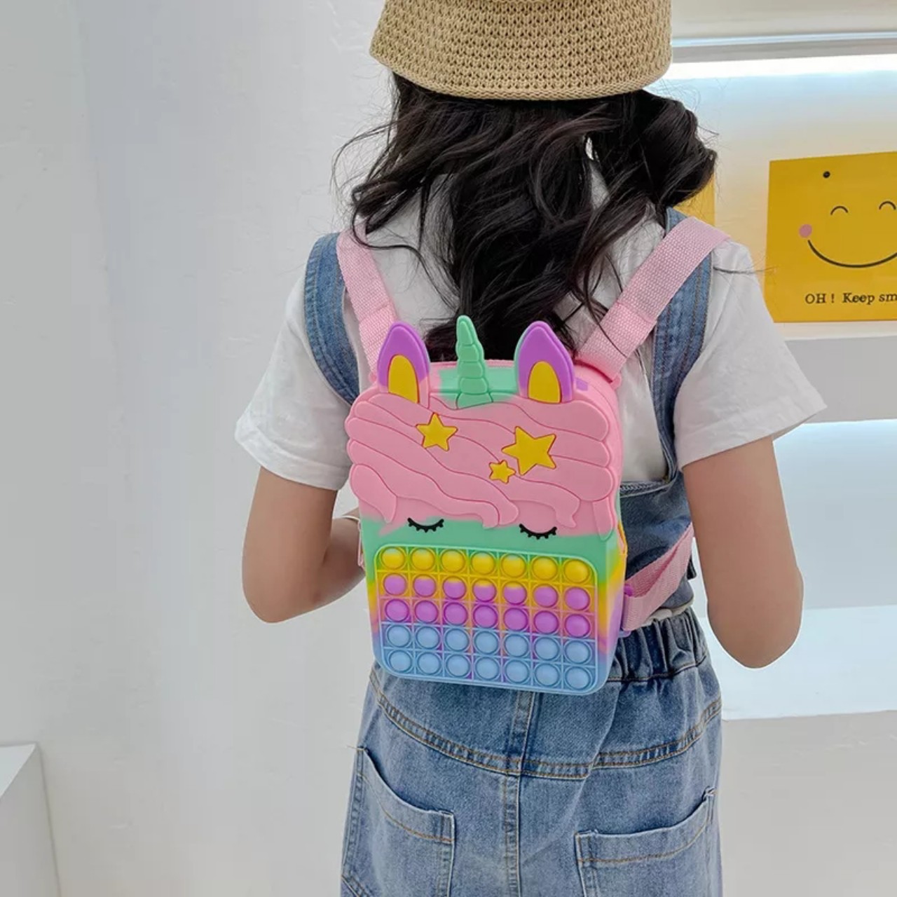 Balo pop it pony bằng silicon