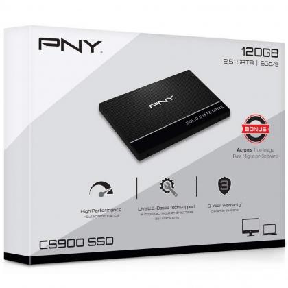 Ổ cứng ssd pny cs900 120gb 2.5" sata iii 0