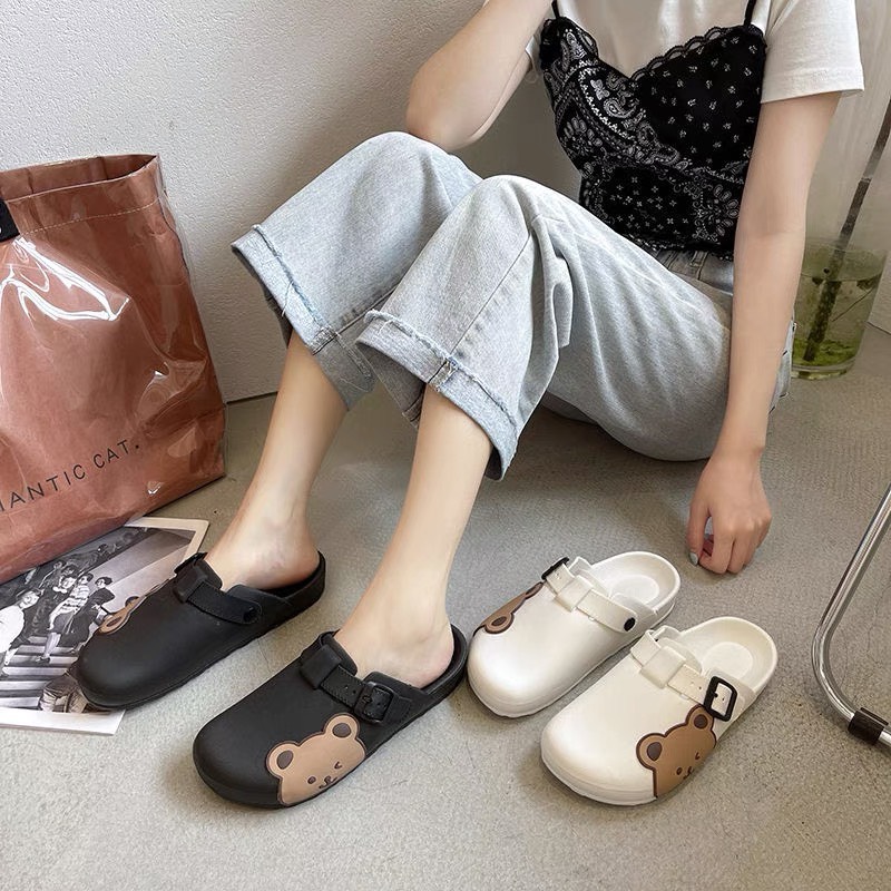 Sục nhựa  cao cấp nam nữ mẫu mới nhất Sục nhựa dáng mới hình gấu Sục thời trang nam nữ