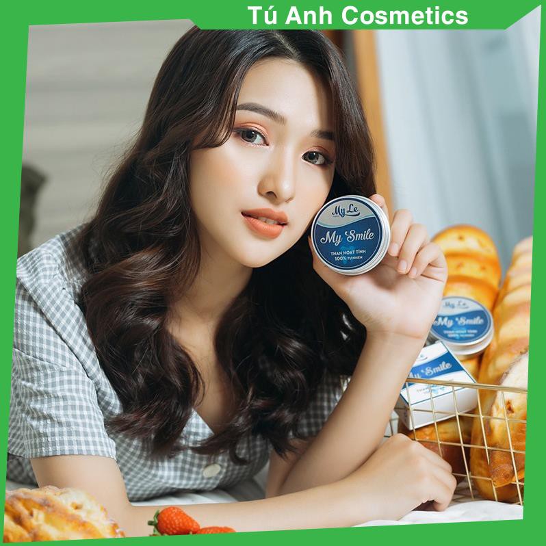 Bột trắng răng than hoạt tính MY SMILE - mysmile - trắng sáng tự nhiên - Tẩy Vàng Răng - Giúp cải Thiện Răng Chắc Hơn