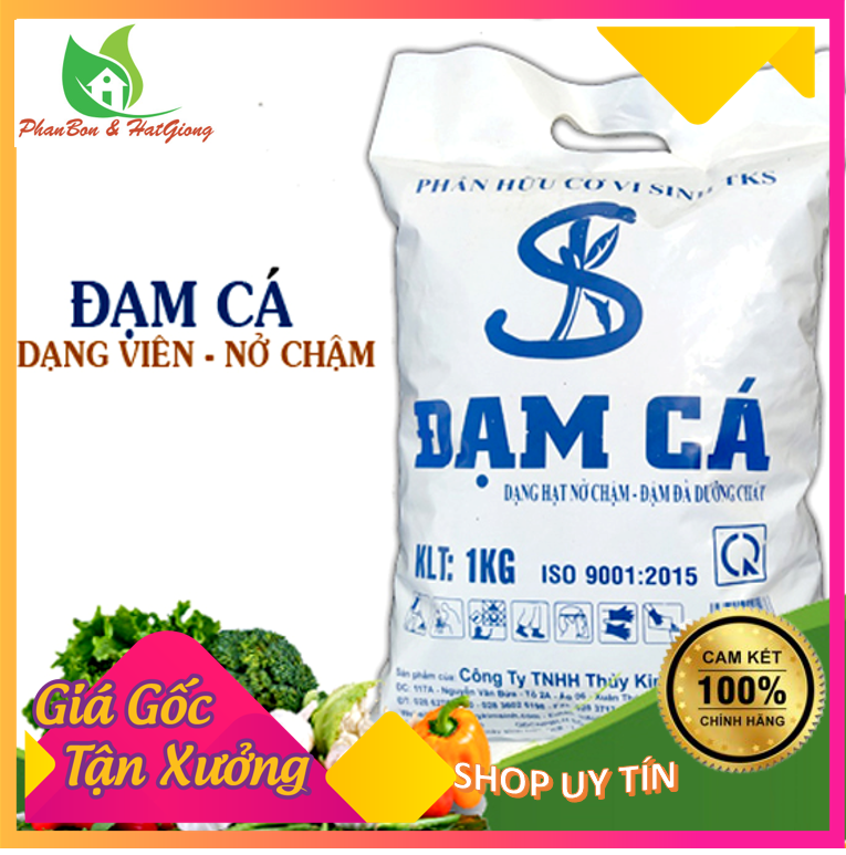 PHÂN BÓN HỮU CƠ ĐẠM CÁ TKS 1KG  - Shop Phân Bón, Hạt Giống Rau Củ Quả, Xơ Dừa, Mùn Dừa, Đất Sạch Trồng Rau, Hoa Hồng, Hoa Mai, Cây Cảnh Tp. Hồ Chí Minh