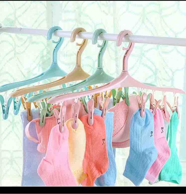 Móc treo quần áo đa năng 8 kẹp