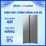 [GIAO TẠI HCM] RS57DG400EM9/SV - Tủ lạnh Samsung Inverter 583 lít Side By Side RS57DG400EM9SV - AI Inverter giúp tiết kiệm điện năng, Làm lạnh vòm đa chiều All-Around Cooling, SpaceMax™ giúp tăng dung tích bên trong, Kết nối thông minh SmartThings