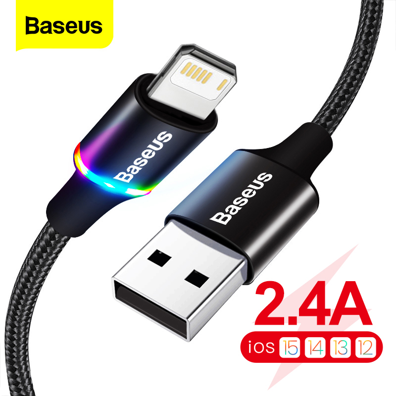 BASEUS dây sạc iphone dành cho iPhone 14 13 Pro Max 12 Mini 11 Xs Max Xr X 8 7 6 6S 5 5S Se Ipad nhi