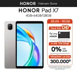 Máy Tính Bảng Honor Pad X7 4GB + 64/128GB | Pin 7020mAh | Chip Snapdragon 680 | Bảo Hành 18 Tháng Hành Chính Hãng