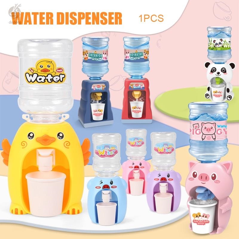Children's Simulation Water Dispenser Toy Mini Plastic Durable Cartoon Pattern Easy to Clean Toys