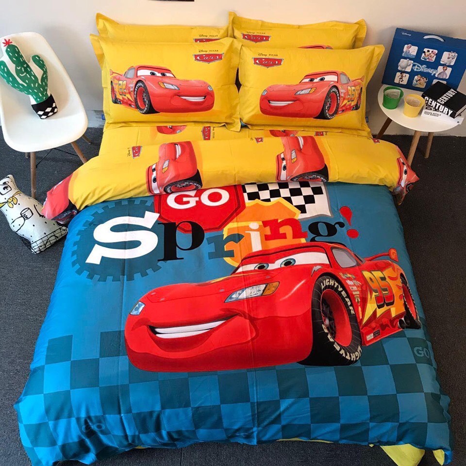 Bộ chăn ga gối cotton Disney