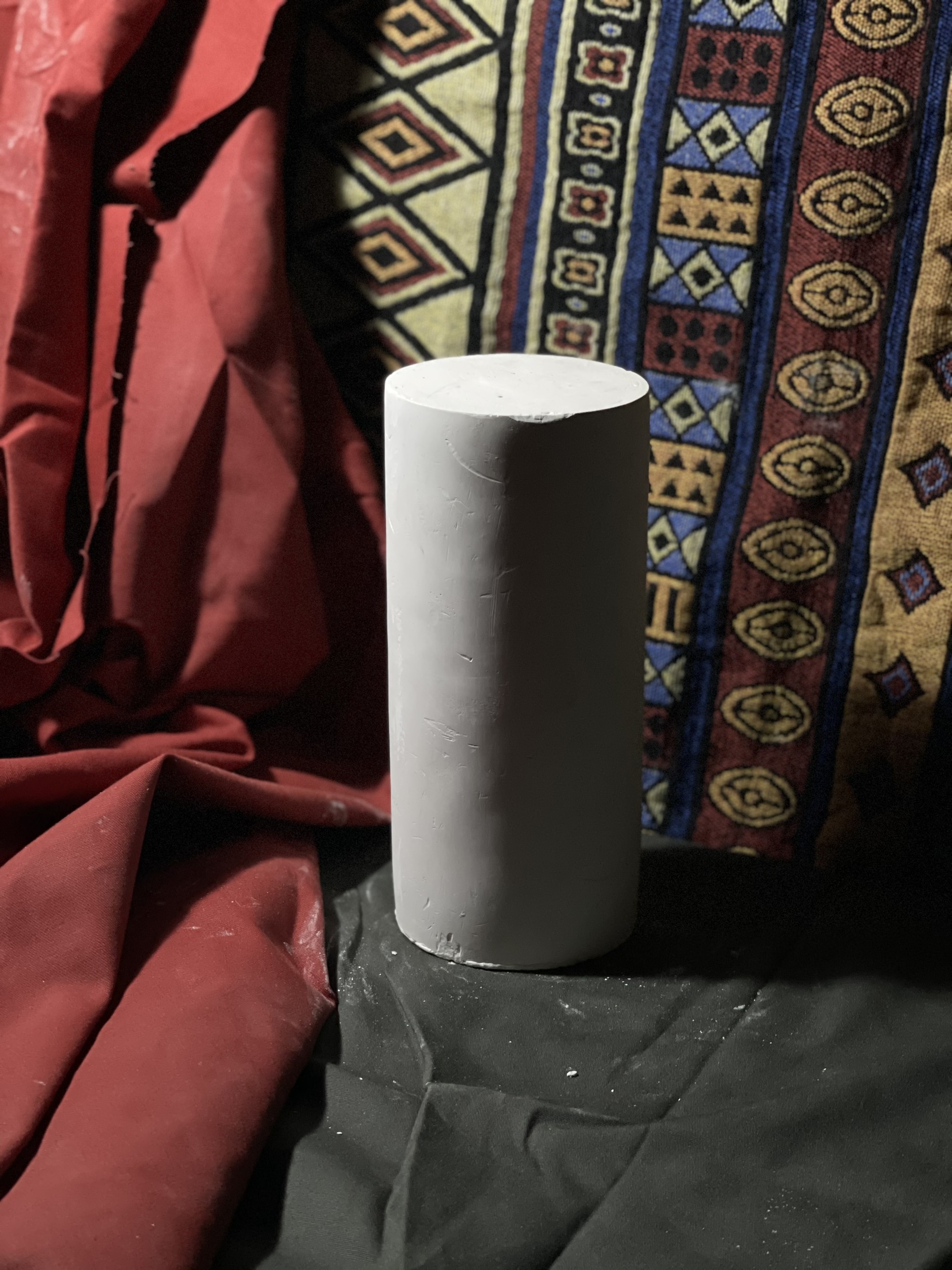 Tượng thạch cao. Tượng thạch cao ôn thi khối V-H. Trụ tròn. Khối tròn luyện thi