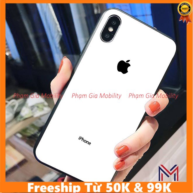 Ốp lưng giả kiểu iphone cho Huawei Nova 3i/Nova 3e/Y7pro 2019 mặt lưng phủ bóng đẹp