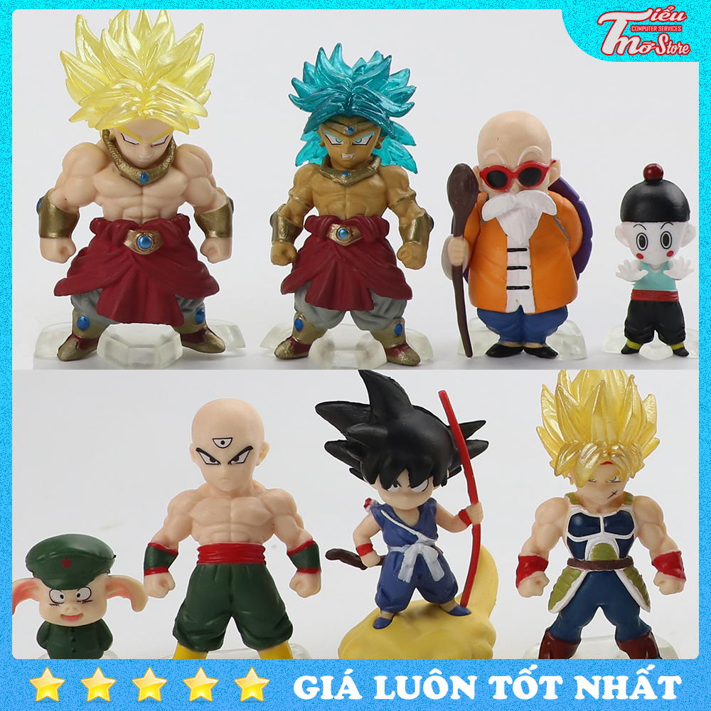 Bộ 4 thầy trò Songoku,  Quy Lão Kame, OoLong, Broly, Cân đẩu vân songoku