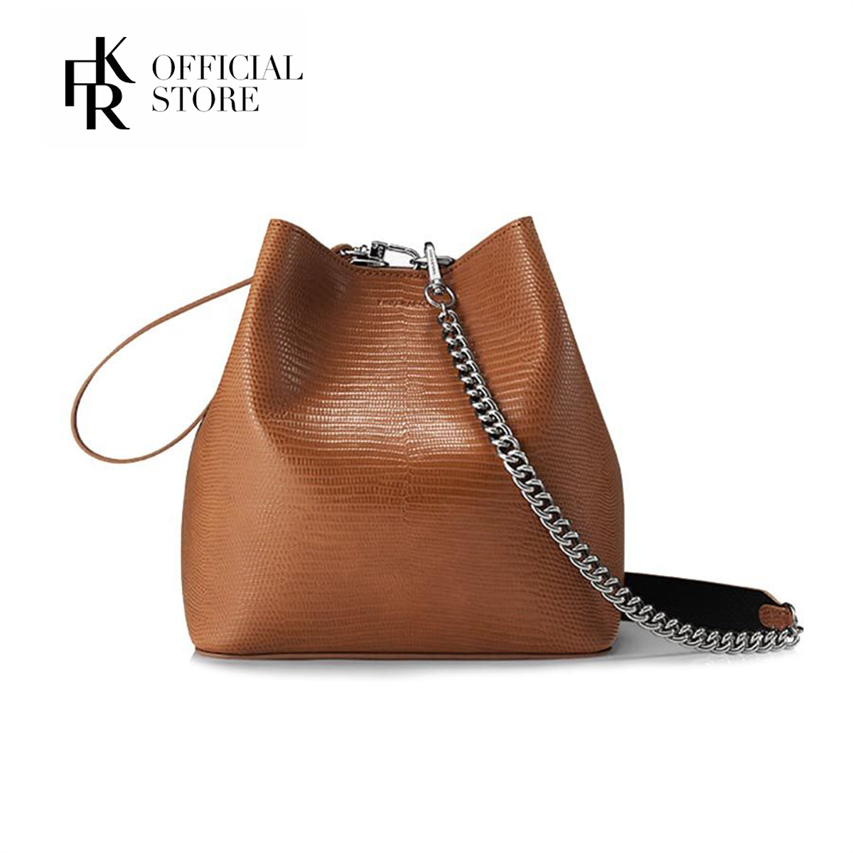 - vc450k túi xách nữ hàn quốc find kapoor pingo bag 20 lizard chain set fbpg20zcabw - màu nâu