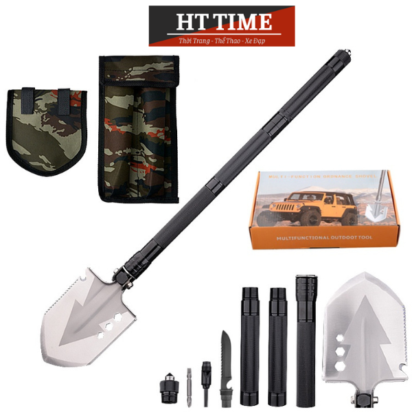 Xẻng Quân Dụng Đa Năng Đi Phượt Dã Ngoại Chất Liệu Hợp Kim Cao Cấp Gấp Gọn Tiện Lợi