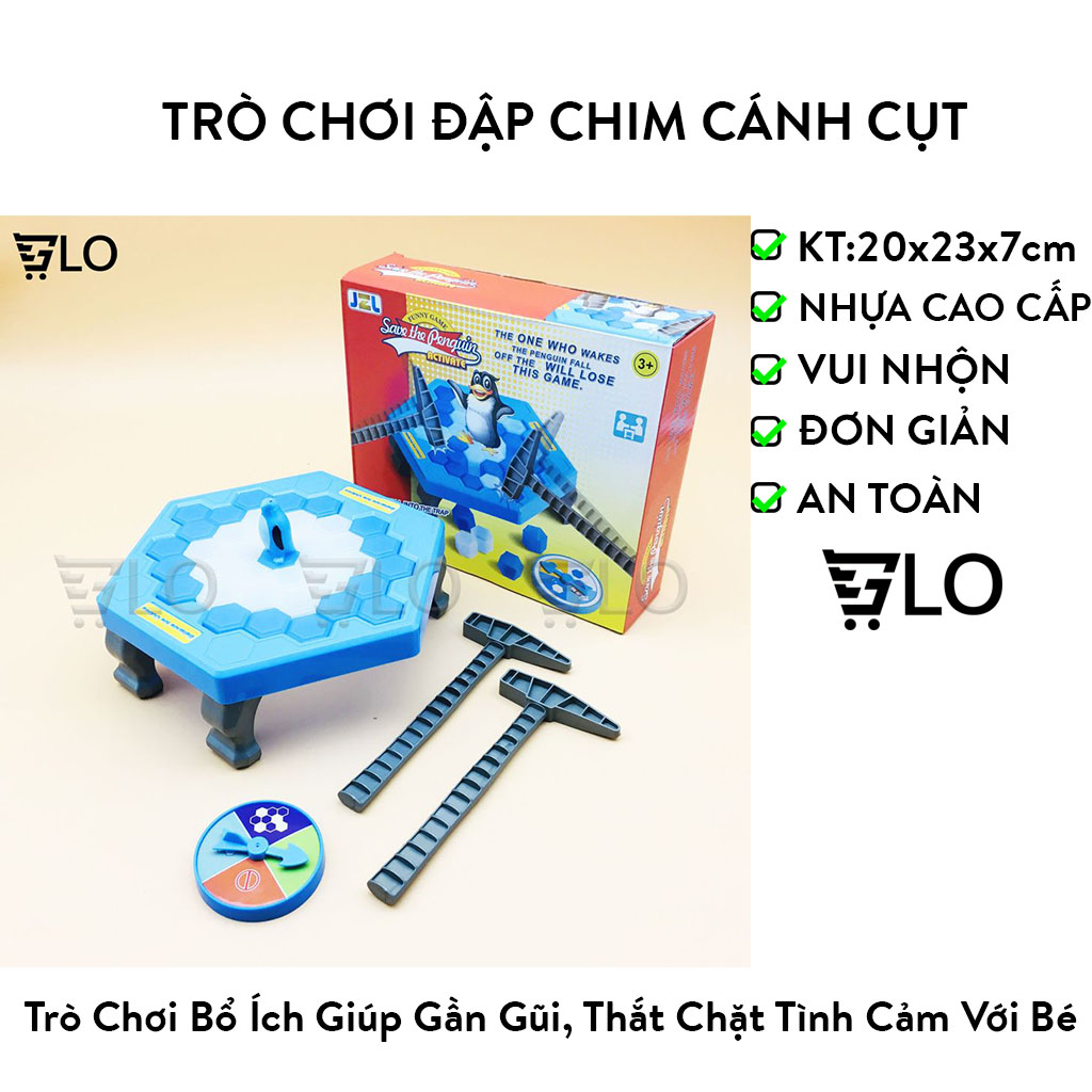 Trò chơi đập chim cánh cụt vui nhộn cho bé