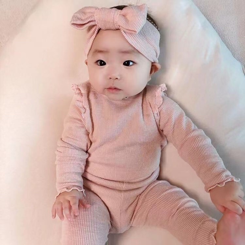 Bộ kèm turban cho bé mã 35048
