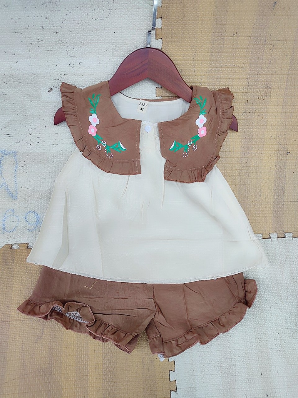 Bộ đũi tơ cho bé gái 8-18kg