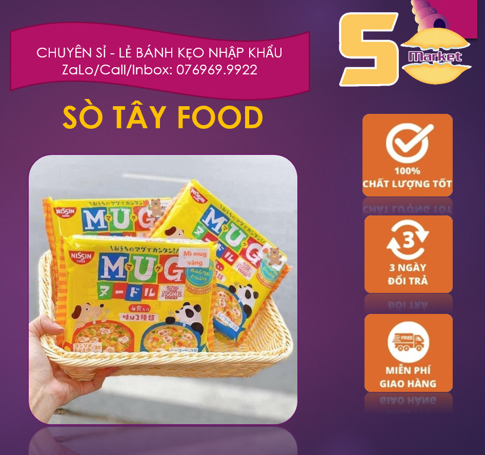 Mì mug vàng cho bé ăn dặm date mới 5/2023