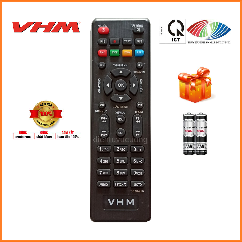 Điều khiển đầu thu kts mặt đất dvb-t2