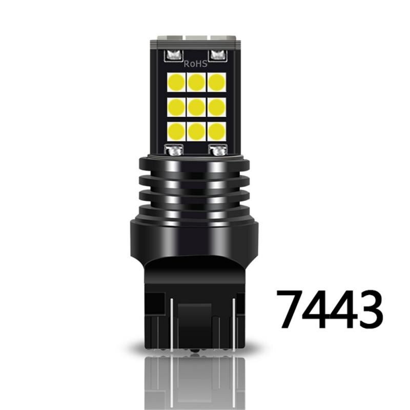 Bóng Đèn LED T20 7443 - 24SMD 3030 Lắp Đèn Chiếu Hậu, Xi Nhan, Đèn Lùi Cho Xe Ô Tô