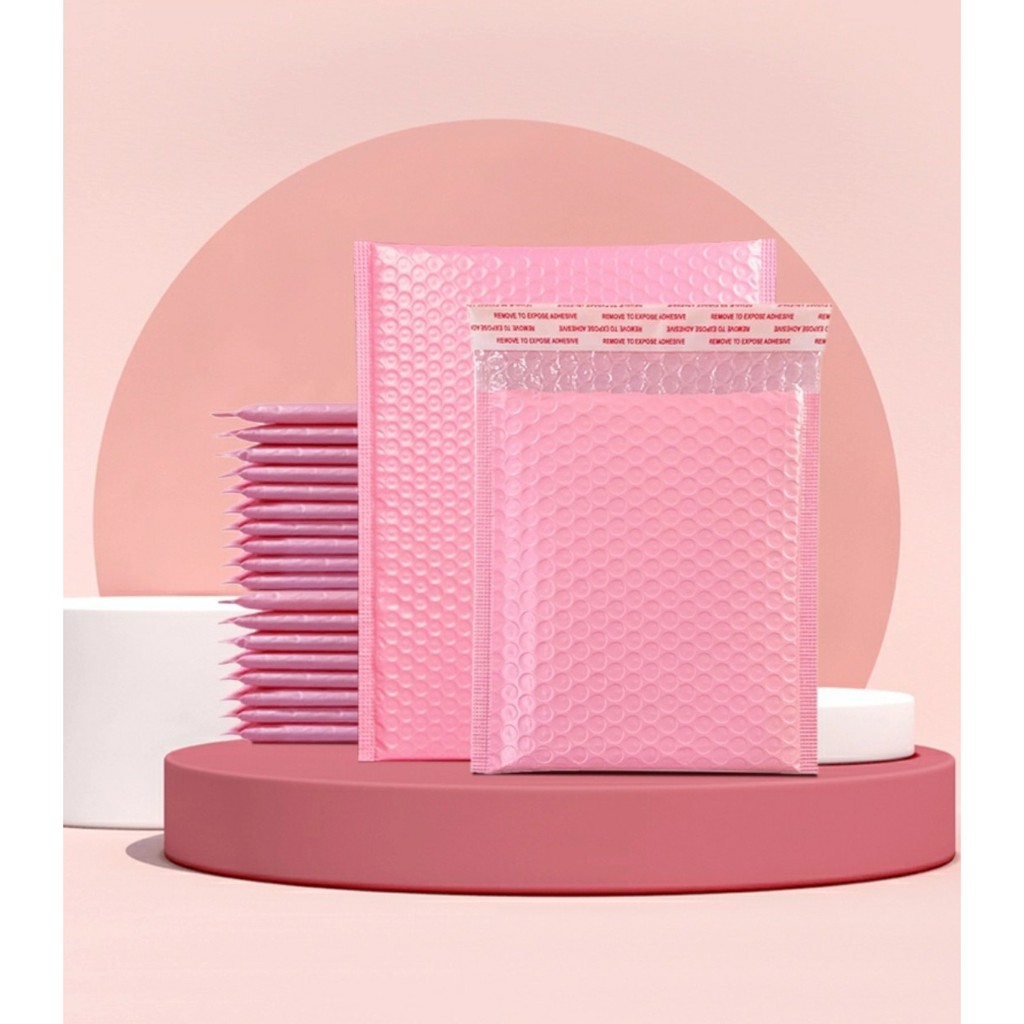 [HCM][SIÊU RẺ-L] 50 Túi bóng khí - Túi nilong lót bóng khí xốp hơi ship gửi hàng gói hàng đóng hàng an toàn