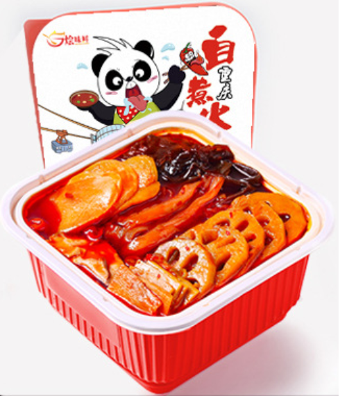 Lẩu tự sôi rau củ hộp móp giá rẻ