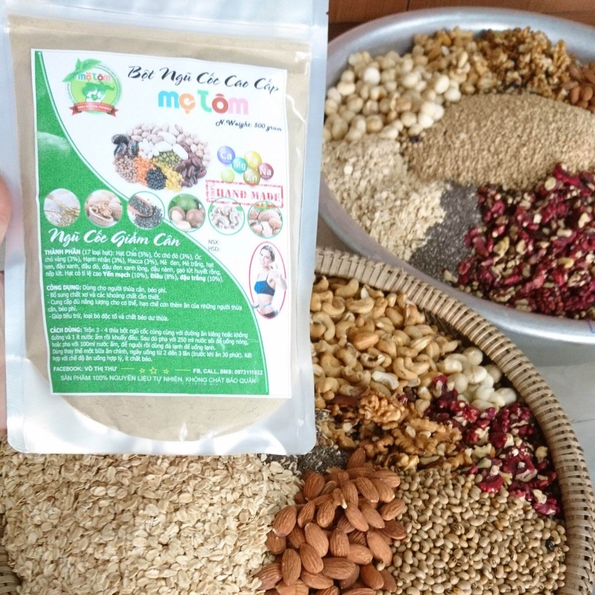BỘT NGŨ CỐC GIẢM CÂN HIỆU QUẢ CHO NGƯỜI BÉO MUỐN GIẢM CÂN AN TOÀN (GỒM CÁC LOẠI HẠT TỰ NHIÊN)