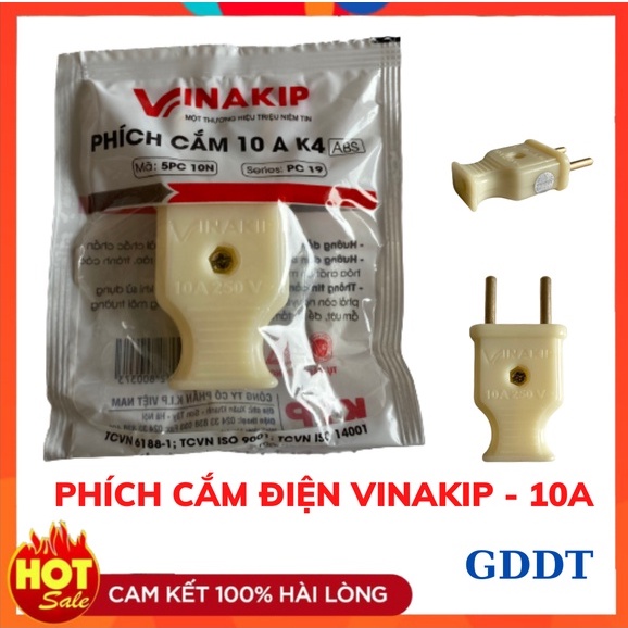 Phích cắm điện, Phích cắm điện vinakip 10A
