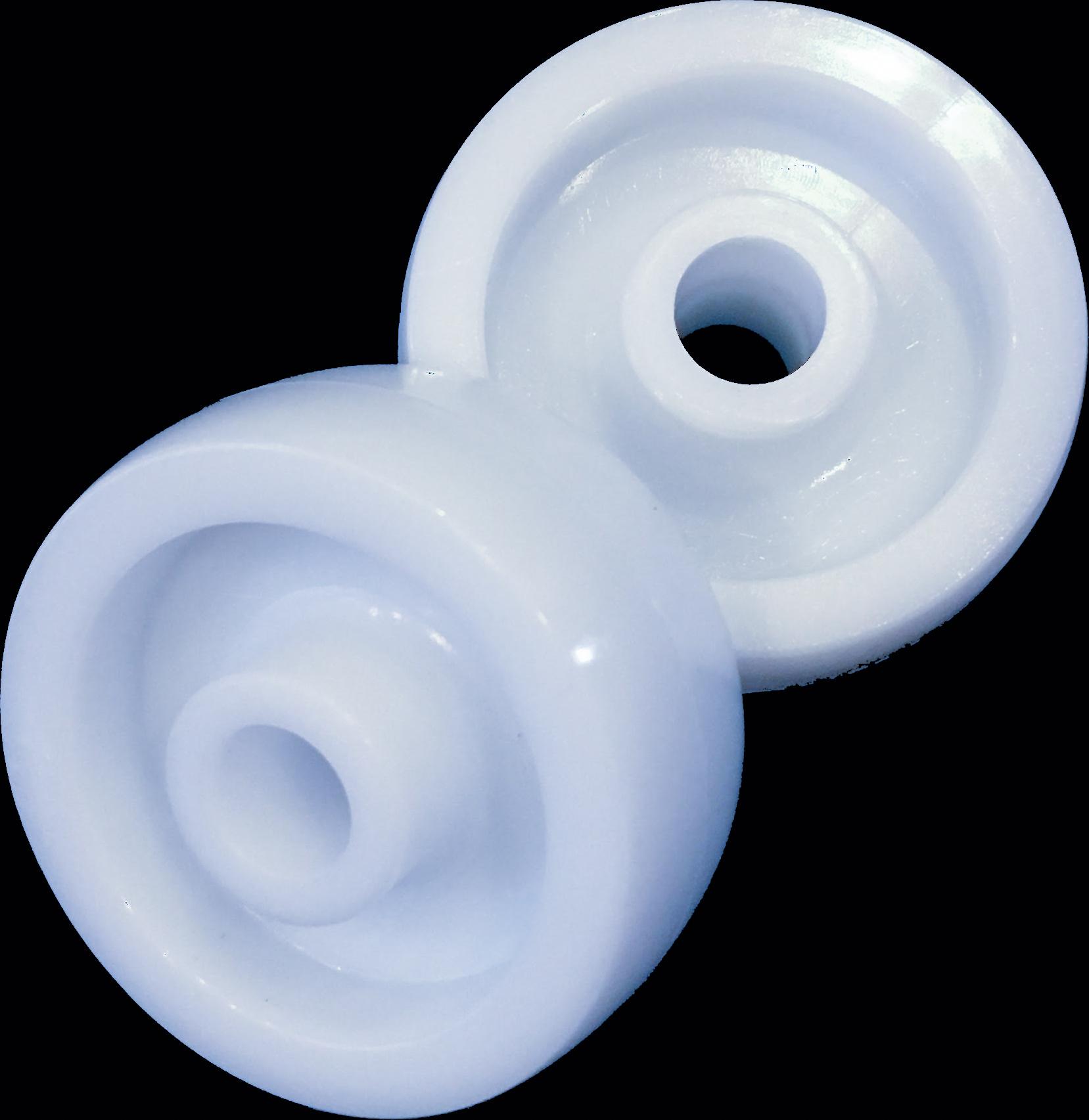 Bộ 8 bánh xe nhựa ( con lăn nhựa băng tải)