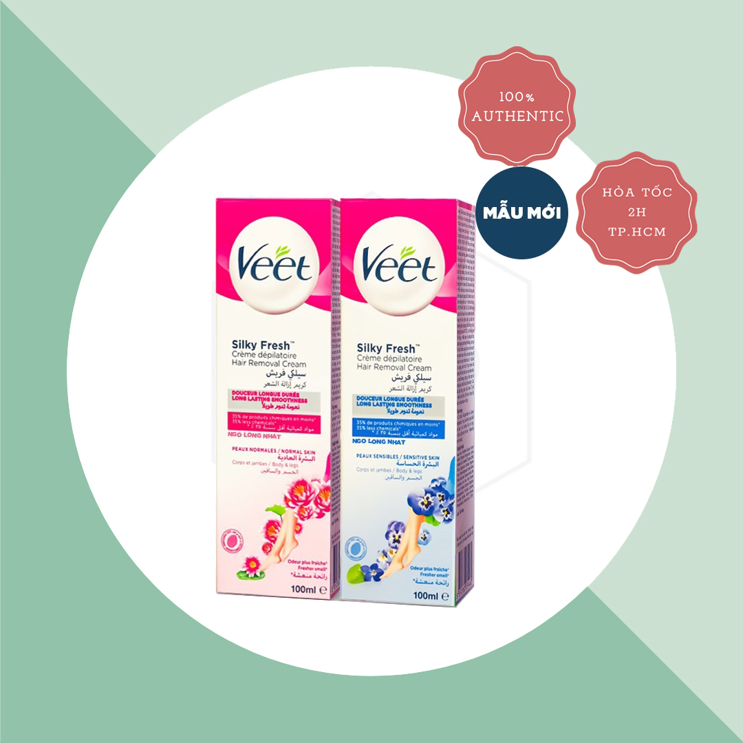 Kem tẩy lông veet silk & fresh technology pháp - 100ml