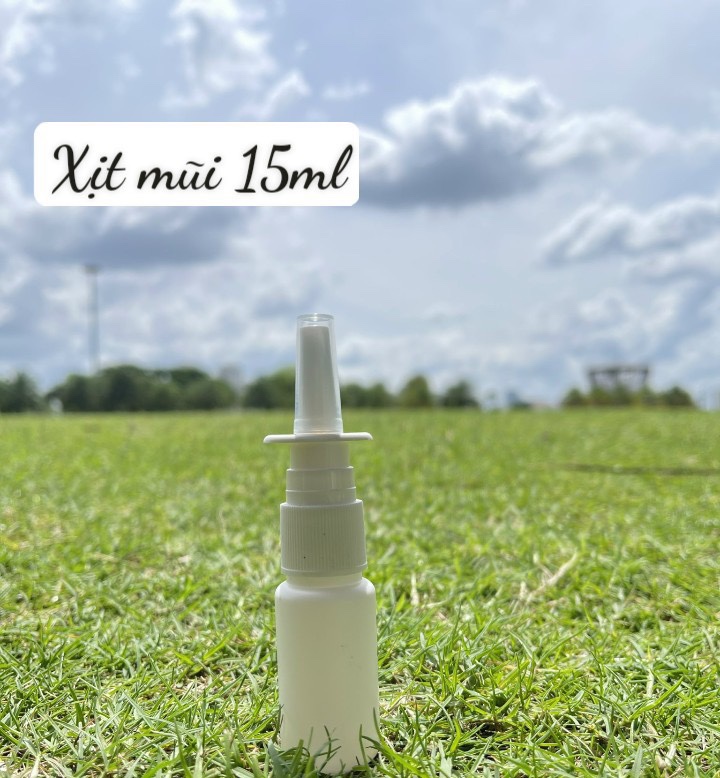 Chai lọ nhựa xịt mũi/xịt xoang HDPE 15ml