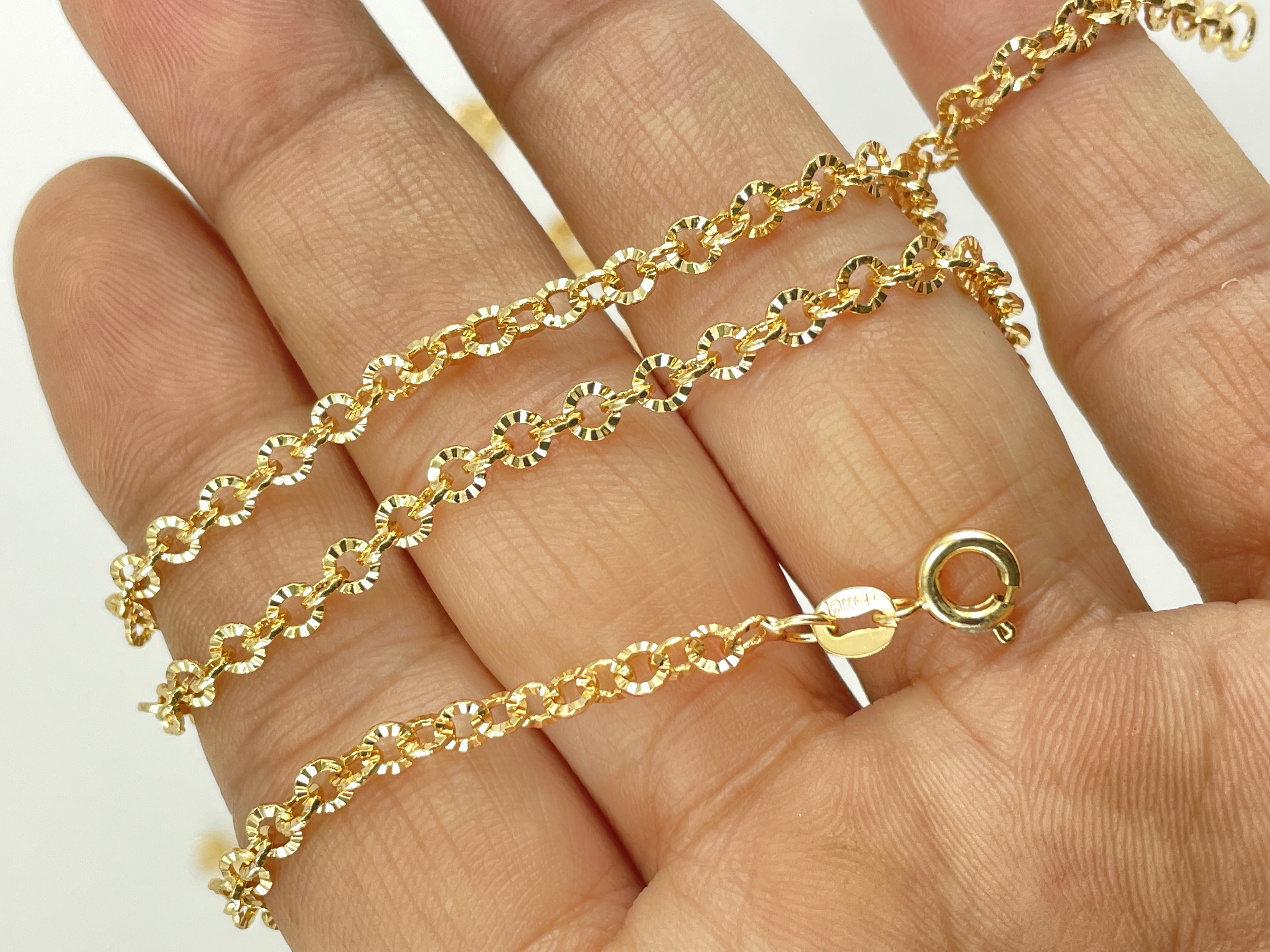 Dây chuyền mạ vàng 18k cao cấp - dc114l62