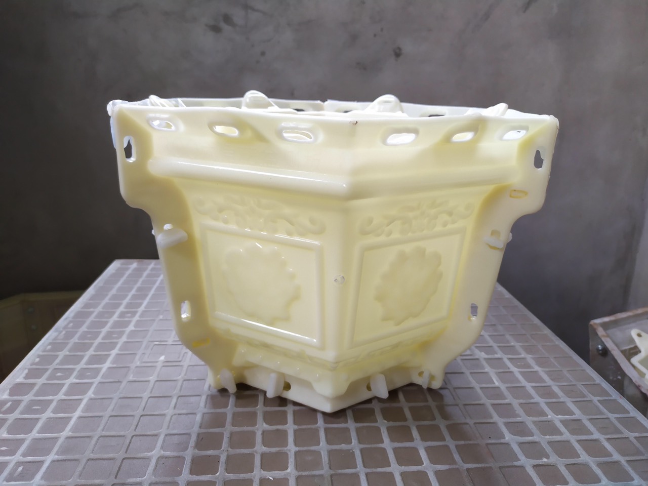 Khuôn chậu lục giác 30