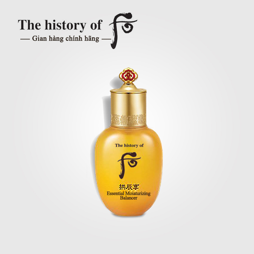 Nước hoa hồng Whoo vàng tái tạo da Essential Moisturizing Balancer 20ml