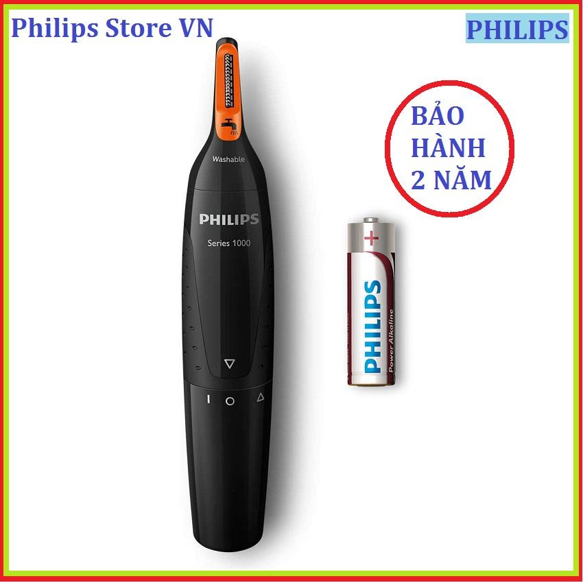 Máy tỉa lông mũi philips nt1150 - đen bảo hành 2 năm