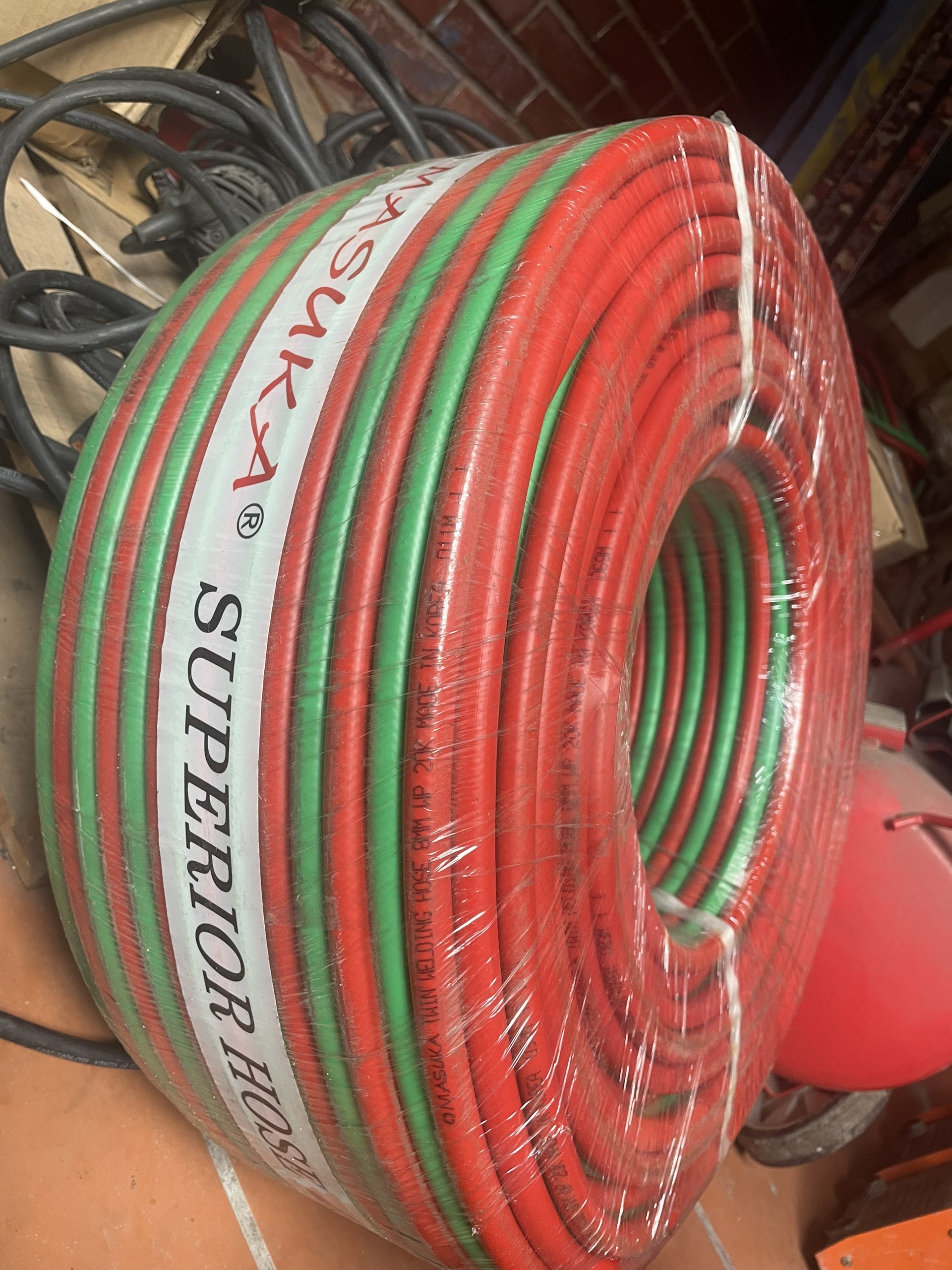 Dây hơi đôi oxy gas Masuka 8mm Hàn Quốc