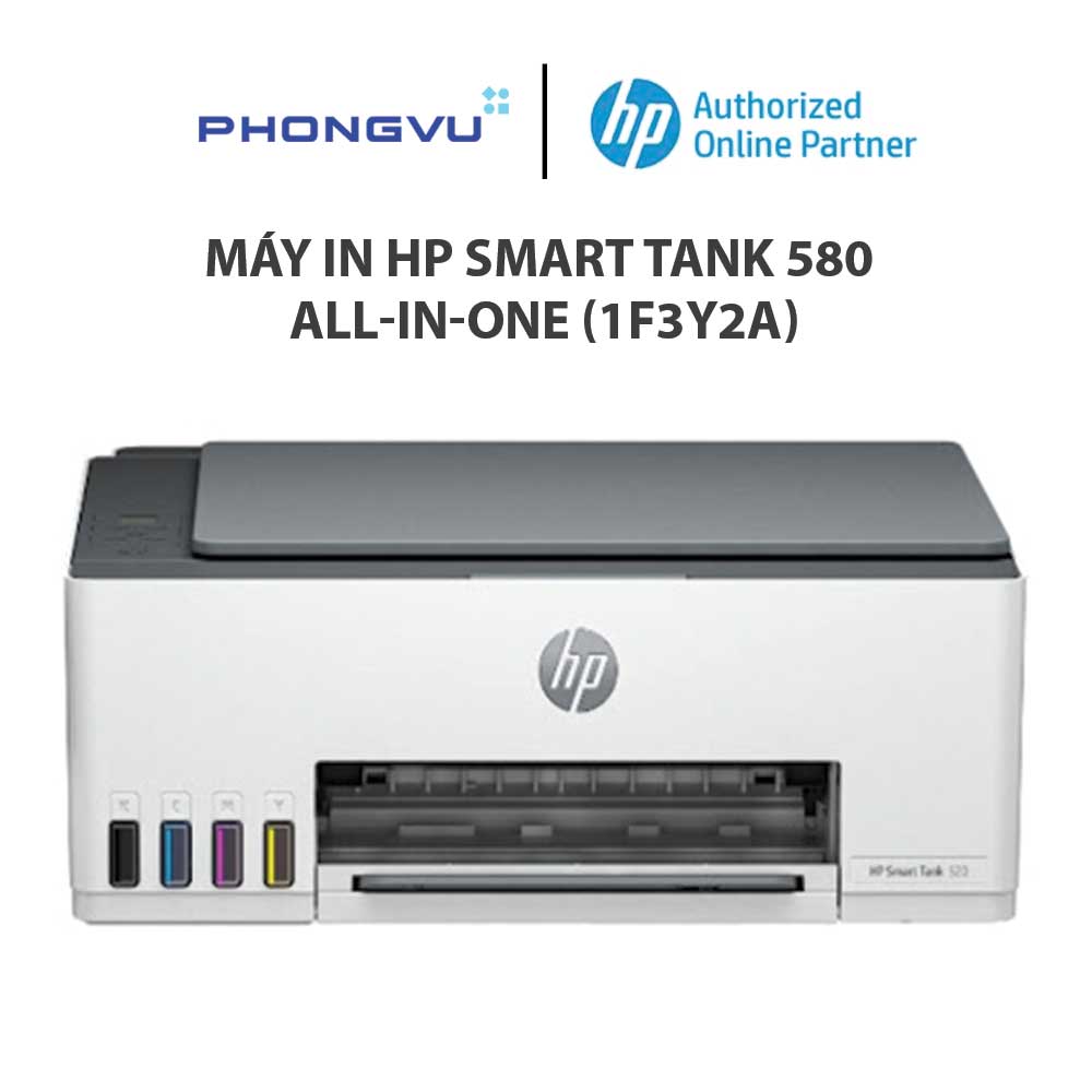 Máy in HP Smart Tank 580 All-in-One (1F3Y2A) - Bảo hành 12 tháng