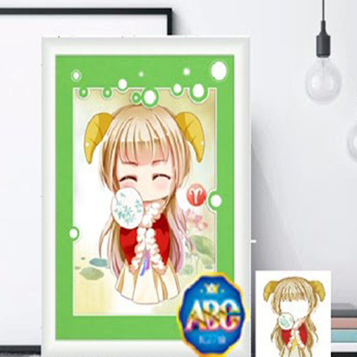 Tranh đá 12 cung hoàng đạo df2803 - kích thước 35 * 45