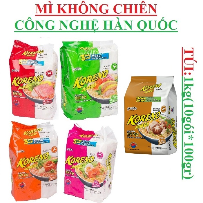 Mì koreno hàn quốc, túi 1.0kg