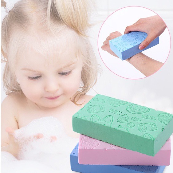 Bông Tắm Bọt Biển Kì Gét Tẩy Da Chết Siêu Sạch Cho Body Mút Non Siêu Mềm Mại Tạo Bọt Nhiều Bảo Vệ Da