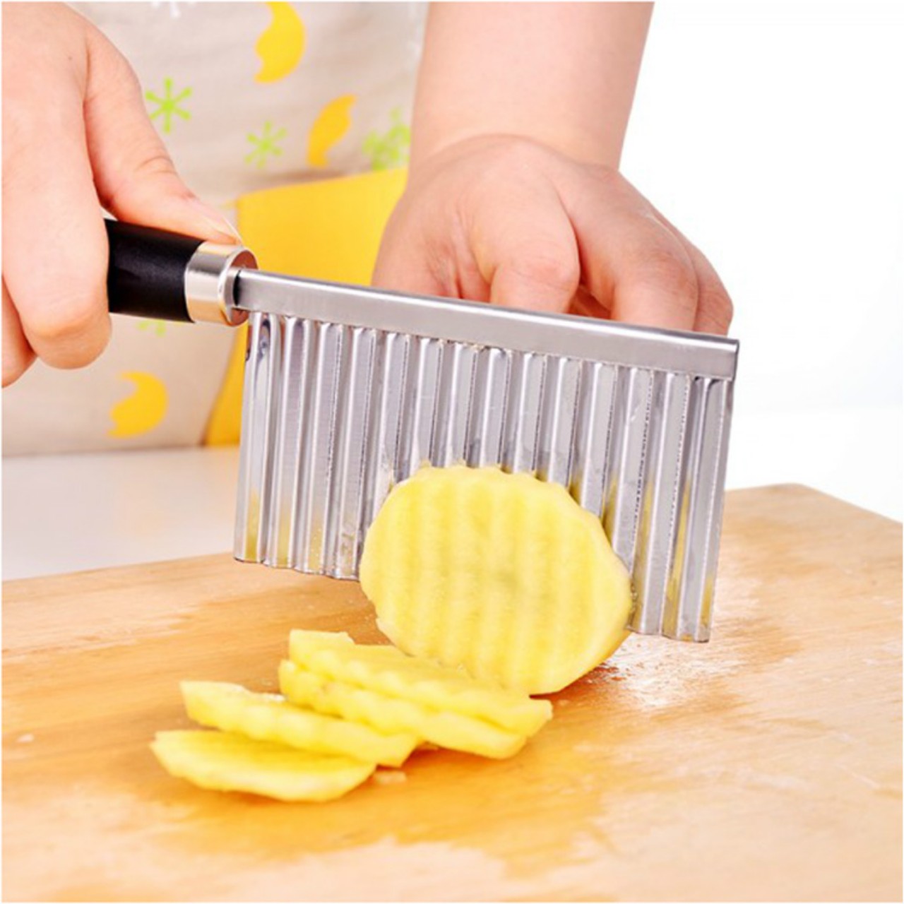 Dao cắt thái rau, củ , quả gợn sóng giá rẻ tạo hình cho món ăn trở nên hấp dẫn ngon miệng hơn