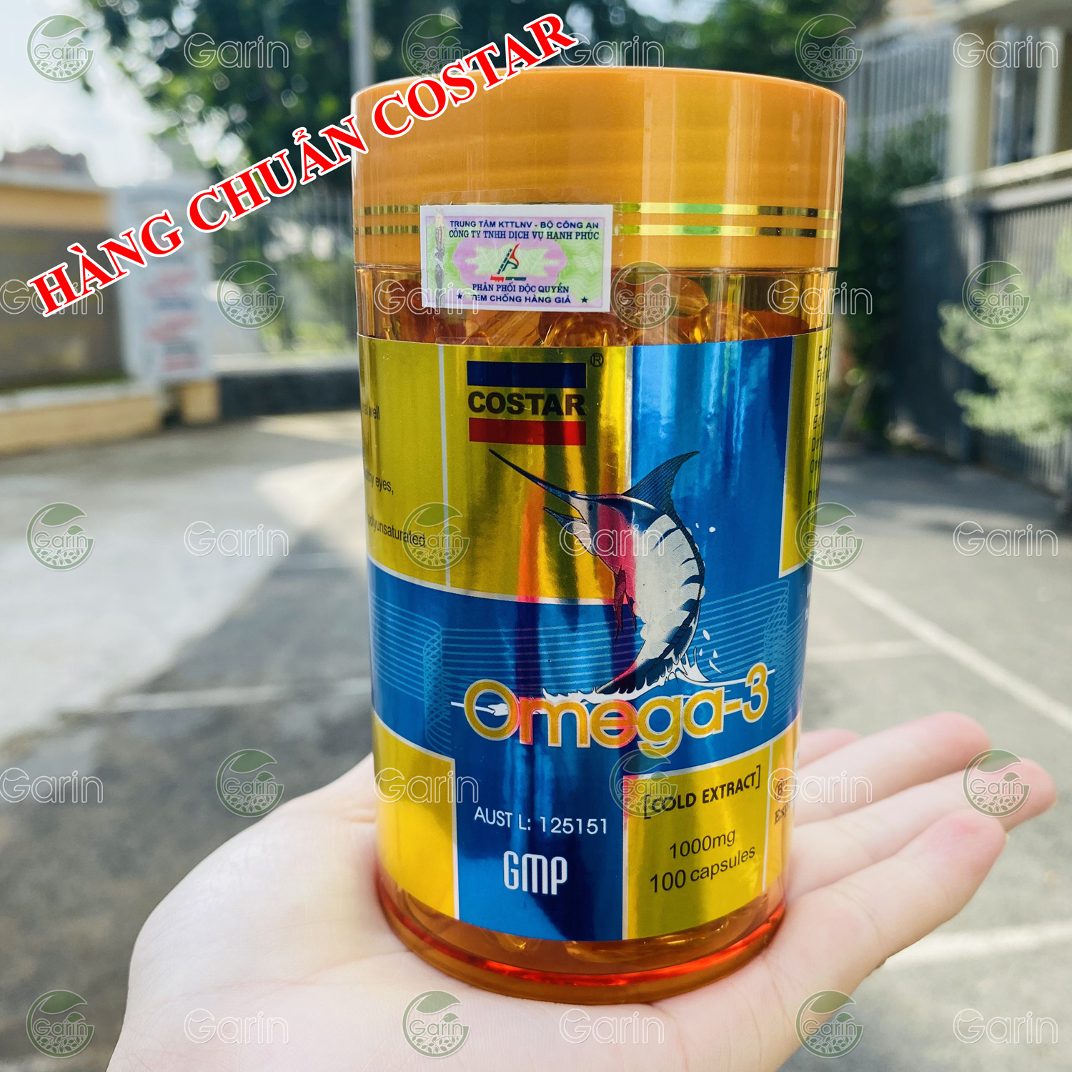 Viên nang mềm dầu cá Omega 3 Costar Úc 1000mg 100 viên giúp tăng cường thị lực cải thiện trí nhớ bảo vệ tim mạch ngăn ngừa lão hóa da tăng sức đề kháng cho cơ thể